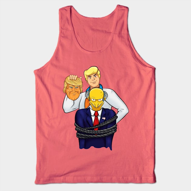 Who's hiding behind the mask? Tank Top by the house of parodies